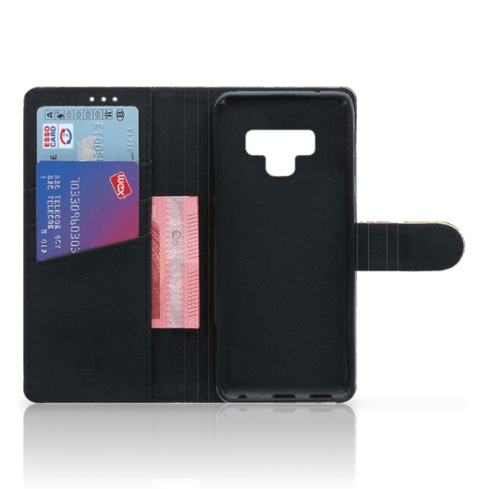 Wallet Case Samsung Galaxy Note 9 Barok Goud
