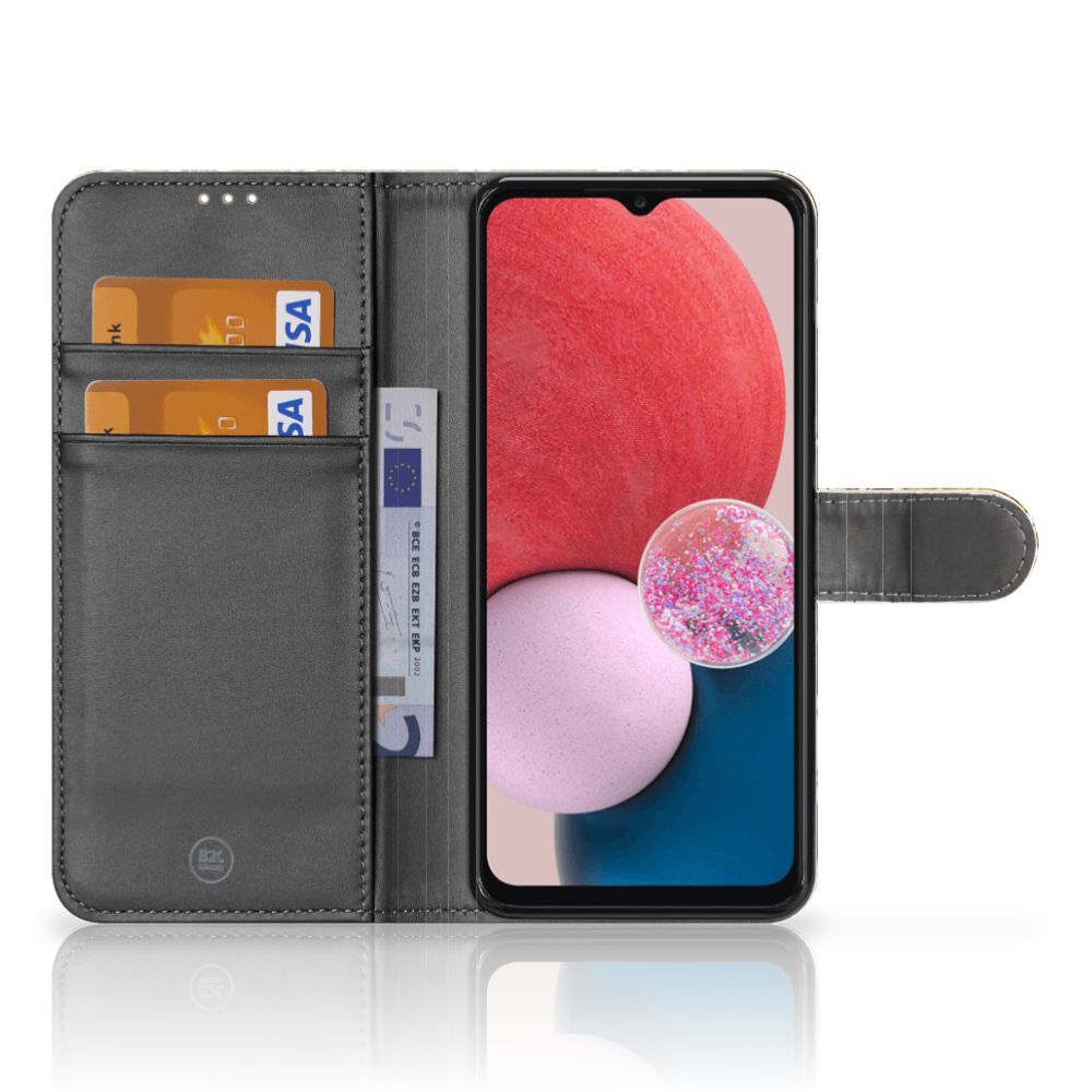 Wallet Case Samsung Galaxy A13 (4G) Barok Goud