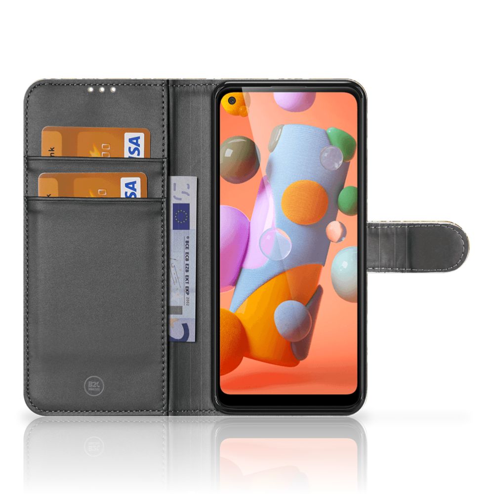 Wallet Case Samsung Galaxy M11 | A11 Barok Goud