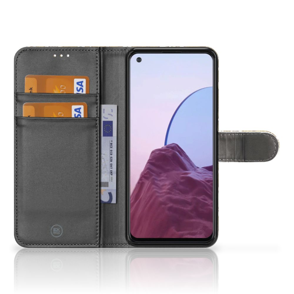 Wallet Case OPPO Reno 8 Lite | OnePlus Nord N20 Barok Goud