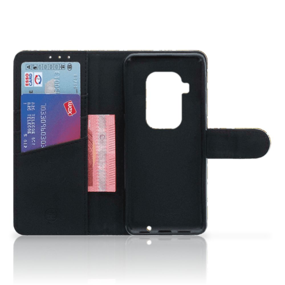 Wallet Case Motorola One Zoom Barok Goud
