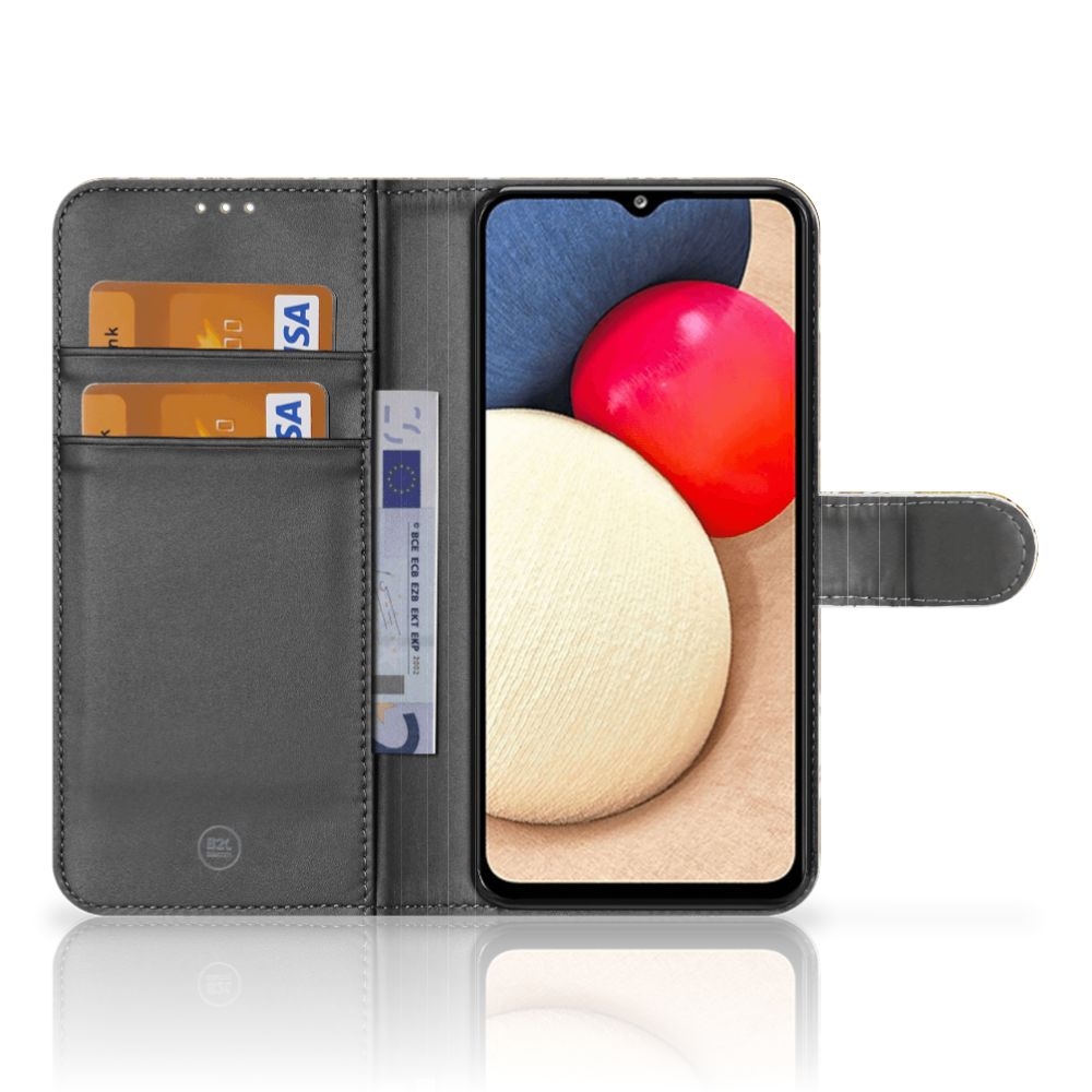 Wallet Case Samsung Galaxy A03s Barok Goud