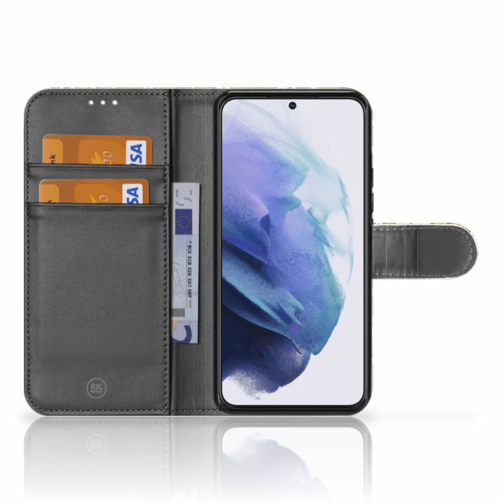 Wallet Case Samsung Galaxy S22 Barok Goud