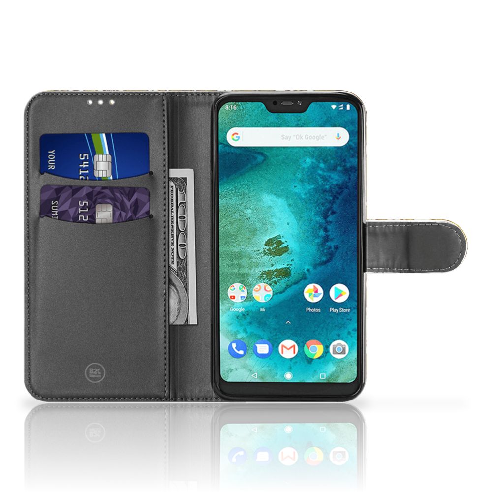 Wallet Case Xiaomi Mi A2 Lite Barok Goud