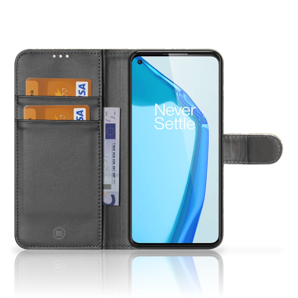 Wallet Case OnePlus 9 Barok Goud