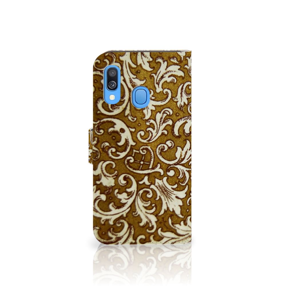 Wallet Case Samsung Galaxy A40 Barok Goud
