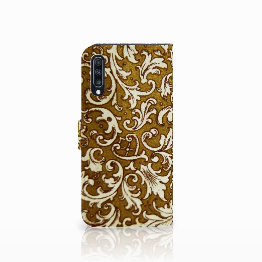 Wallet Case Samsung Galaxy A70 Barok Goud