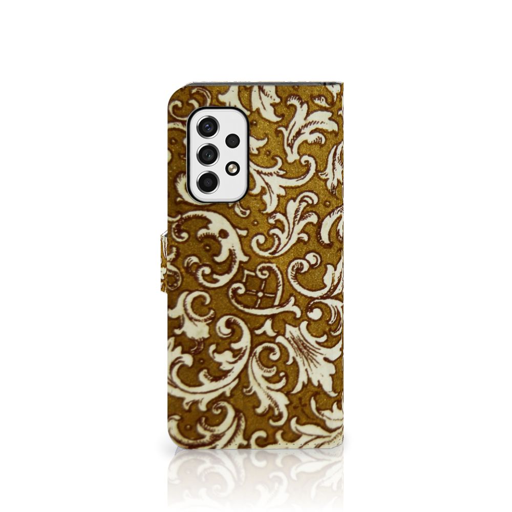Wallet Case Samsung Galaxy A53 Barok Goud