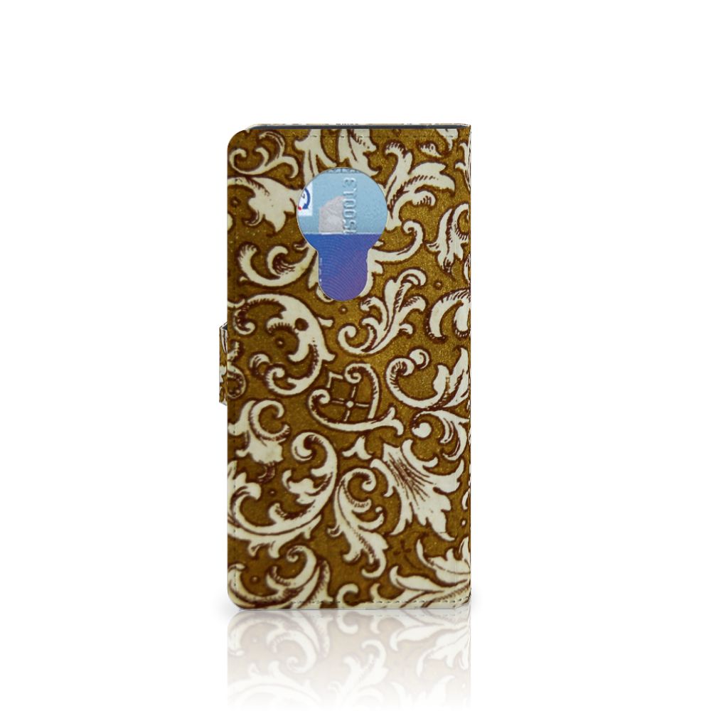 Wallet Case Nokia 5.3 Barok Goud