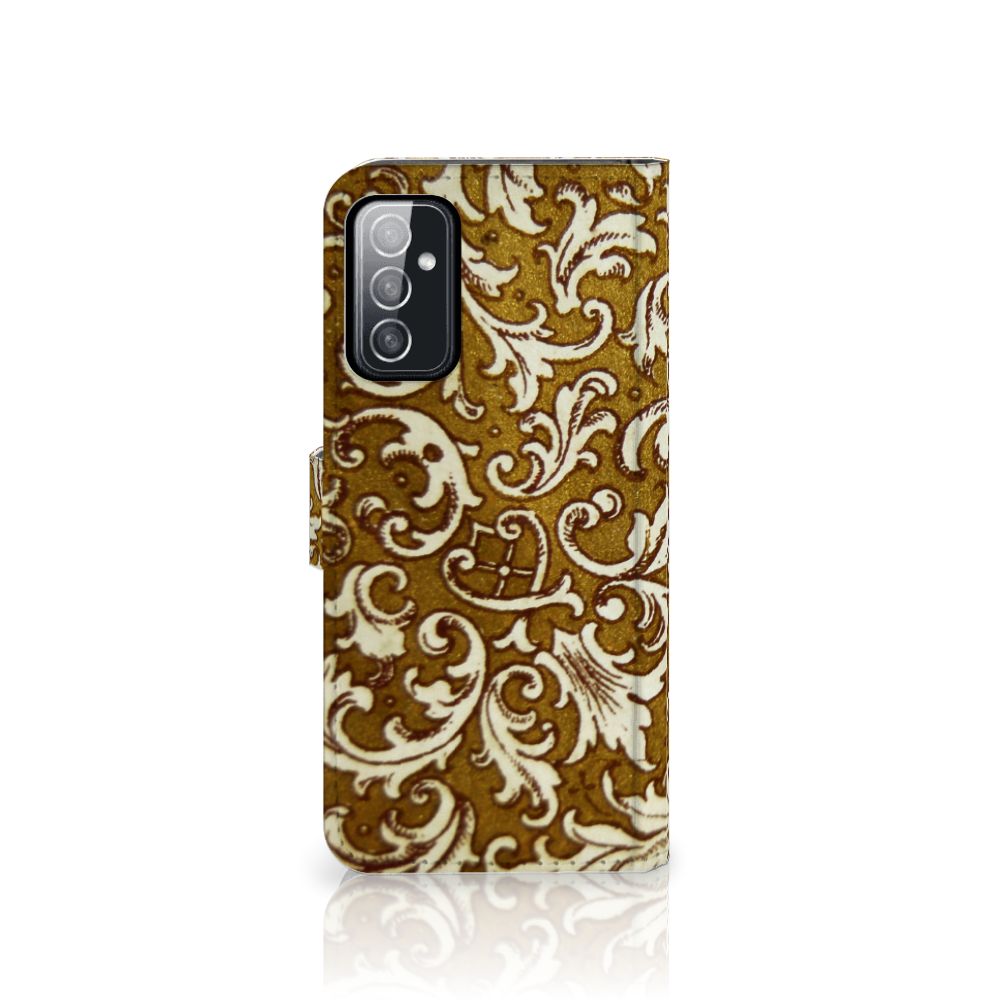 Wallet Case Samsung Galaxy M52 Barok Goud