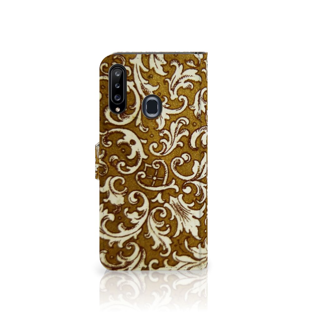 Wallet Case Samsung Galaxy A20s Barok Goud