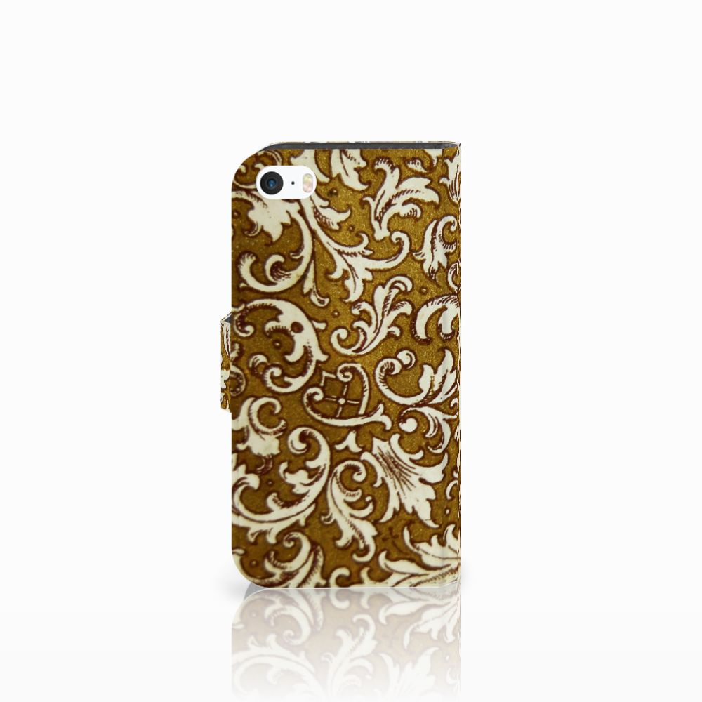 Wallet Case Apple iPhone 5 | 5s | SE Barok Goud