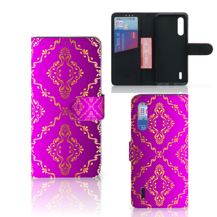 Wallet Case Xiaomi Mi 9 Lite Barok Roze