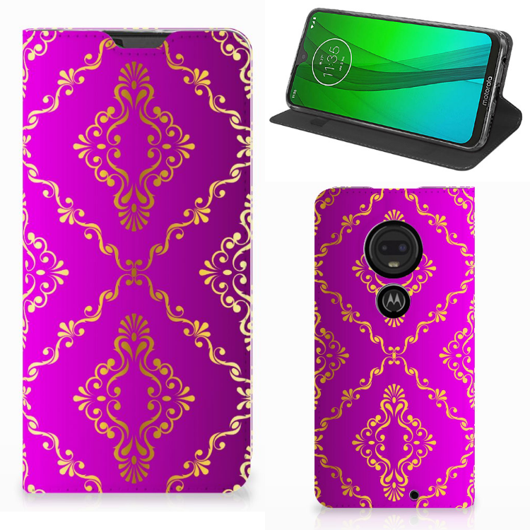 Telefoon Hoesje Motorola Moto G7 | G7 Plus Barok Roze