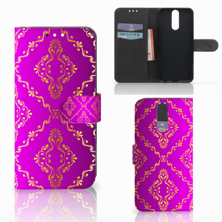 Wallet Case Huawei Mate 10 Lite Barok Roze