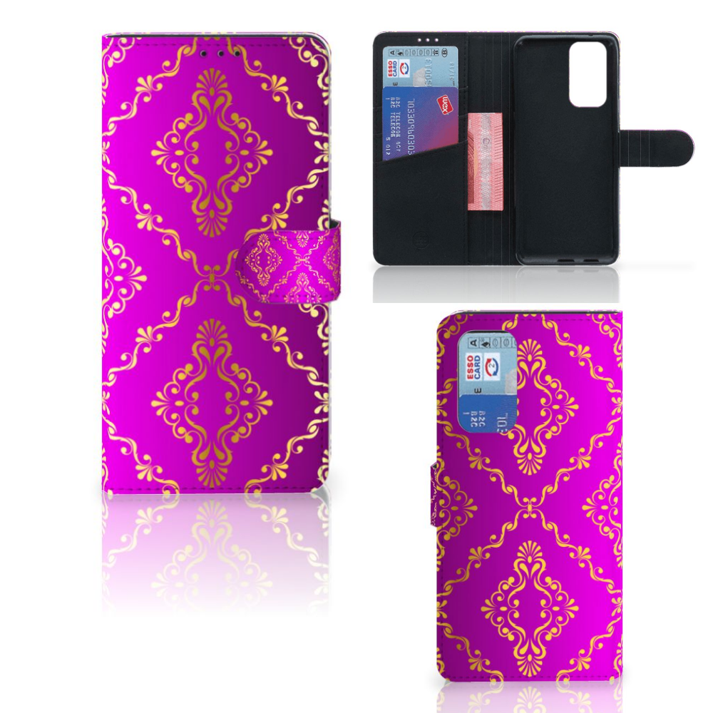Wallet Case OnePlus 9 Pro Barok Roze