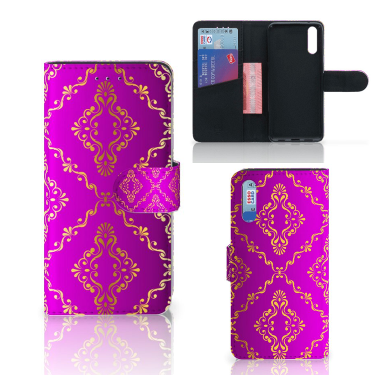 Wallet Case Huawei P20 Barok Roze