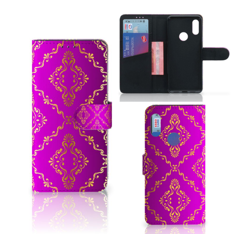 Wallet Case Xiaomi Redmi 7 Barok Roze