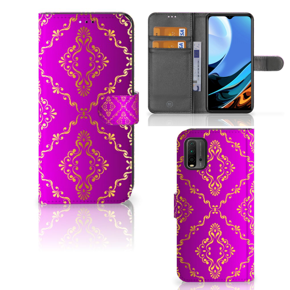 Wallet Case Xiaomi Redmi 9T | Poco M3 Barok Roze