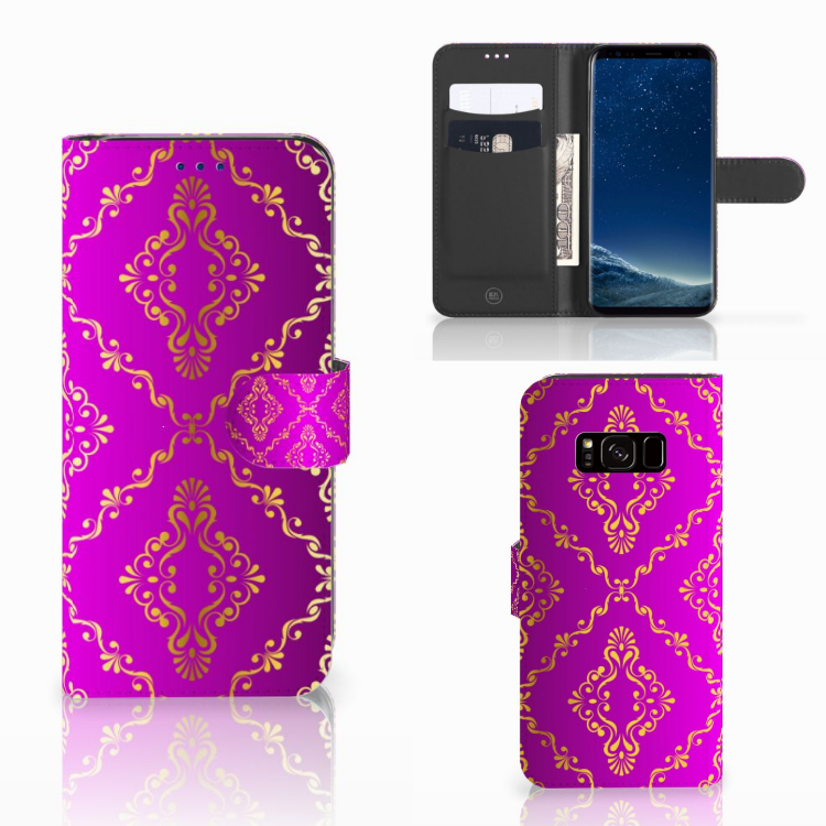Wallet Case Samsung Galaxy S8 Barok Roze