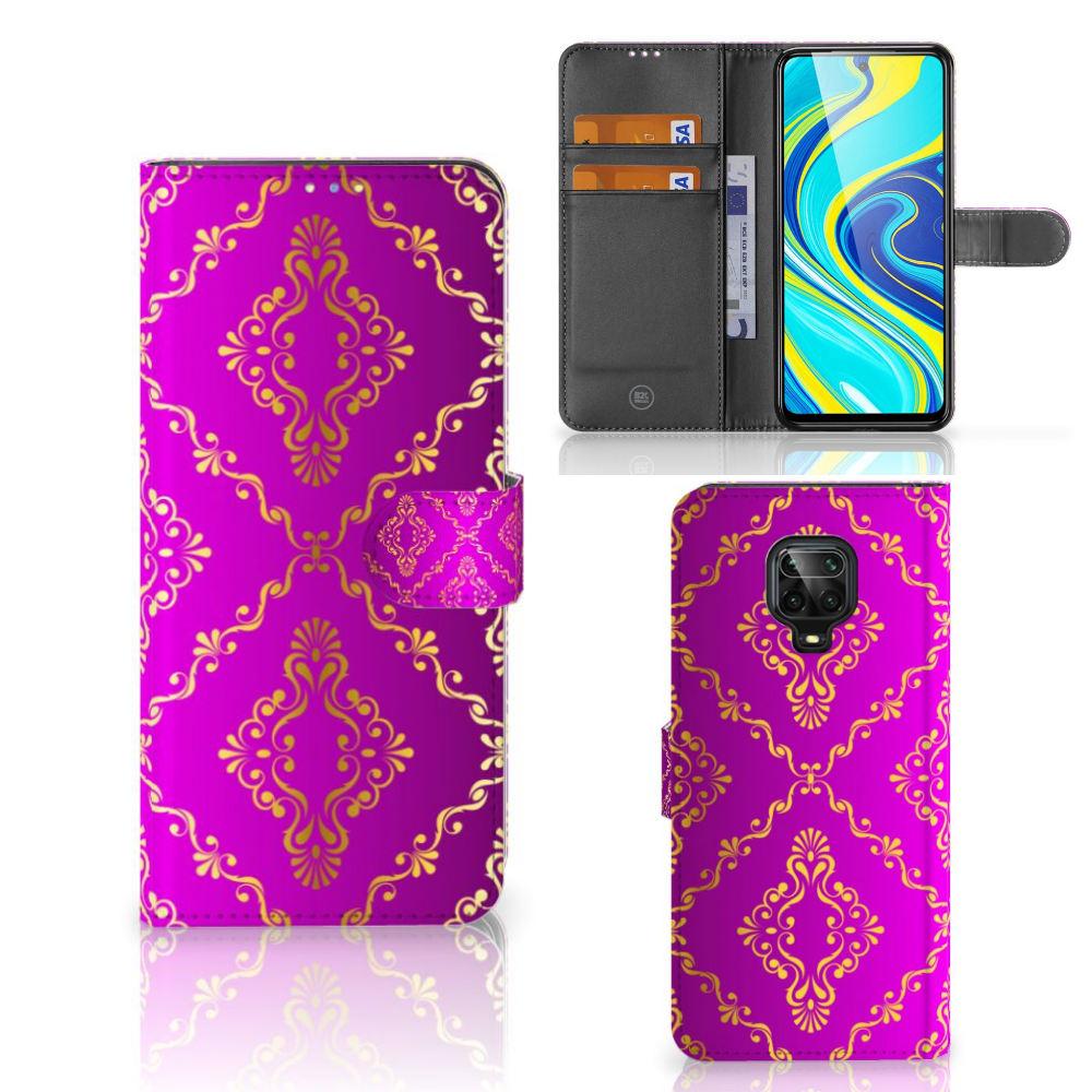 Wallet Case Xiaomi Redmi Note 9 Pro | Note 9S Barok Roze