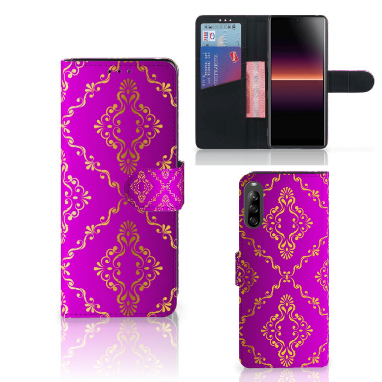 Wallet Case Sony Xperia L4 Barok Roze
