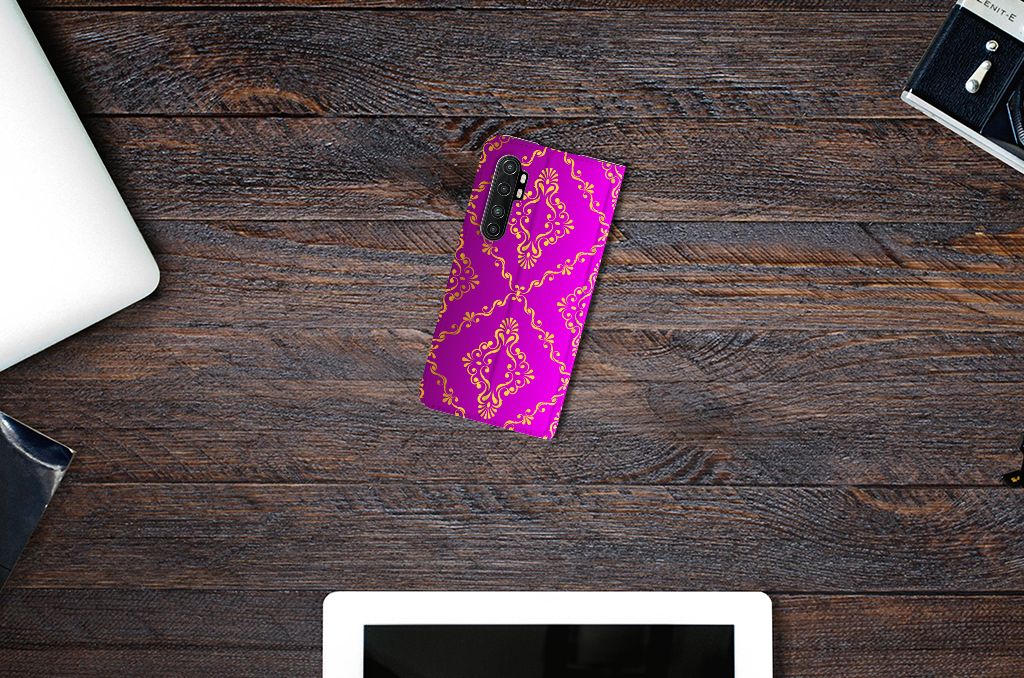 Telefoon Hoesje Xiaomi Mi Note 10 Lite Barok Roze
