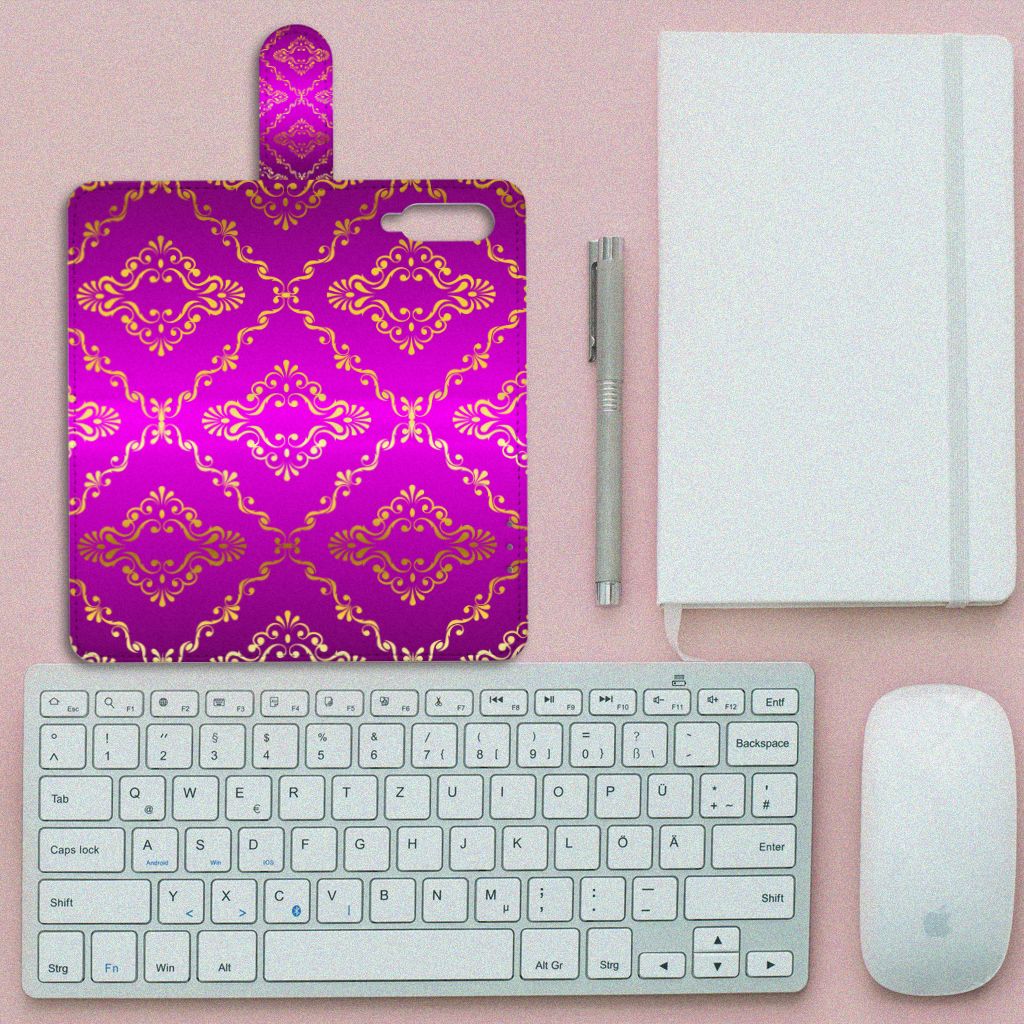 Wallet Case Xiaomi Mi 9 Barok Roze