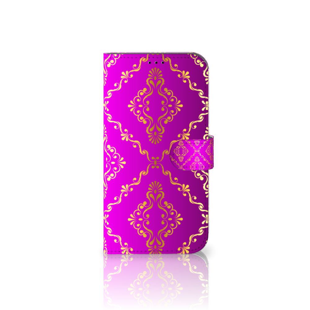 Wallet Case iPhone 14 Plus Barok Roze