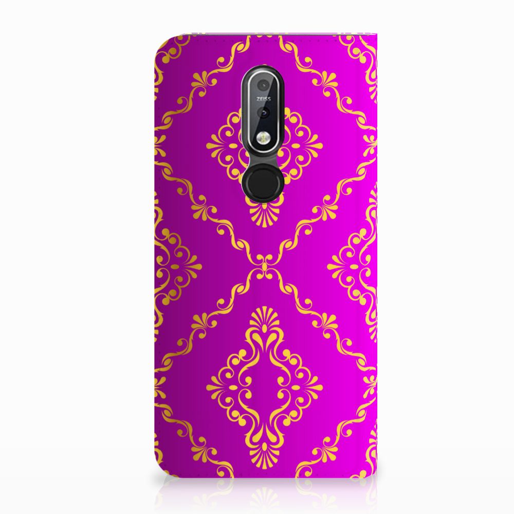 Telefoon Hoesje Nokia 7.1 (2018) Barok Roze