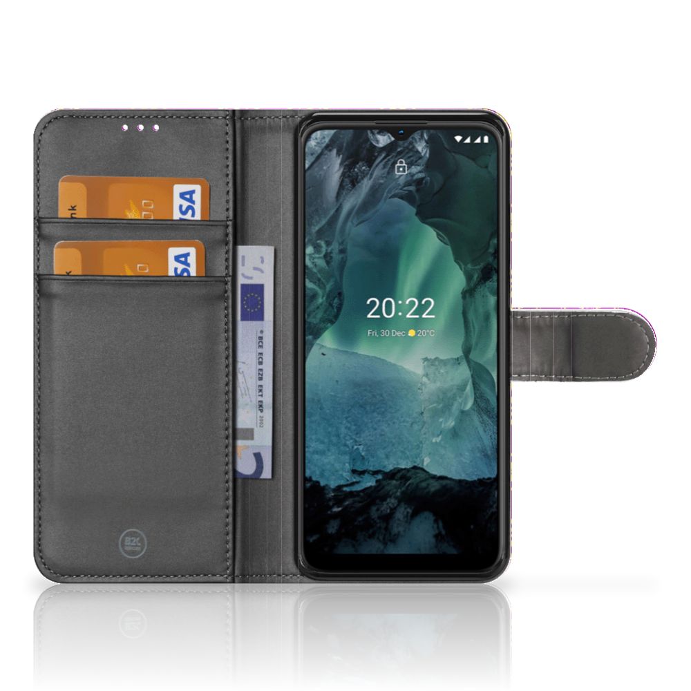 Wallet Case Nokia G11 | G21 Barok Roze