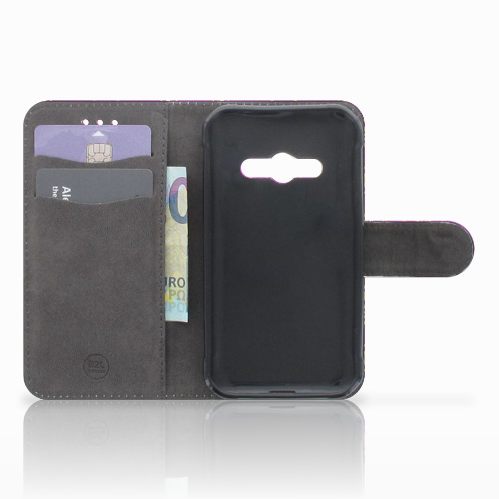 Wallet Case Samsung Galaxy Xcover 3 | Xcover 3 VE Barok Roze