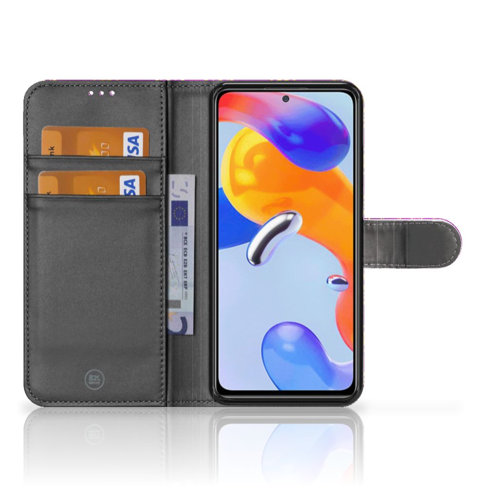 Wallet Case Xiaomi Redmi Note 11 Pro 5G/4G Barok Roze