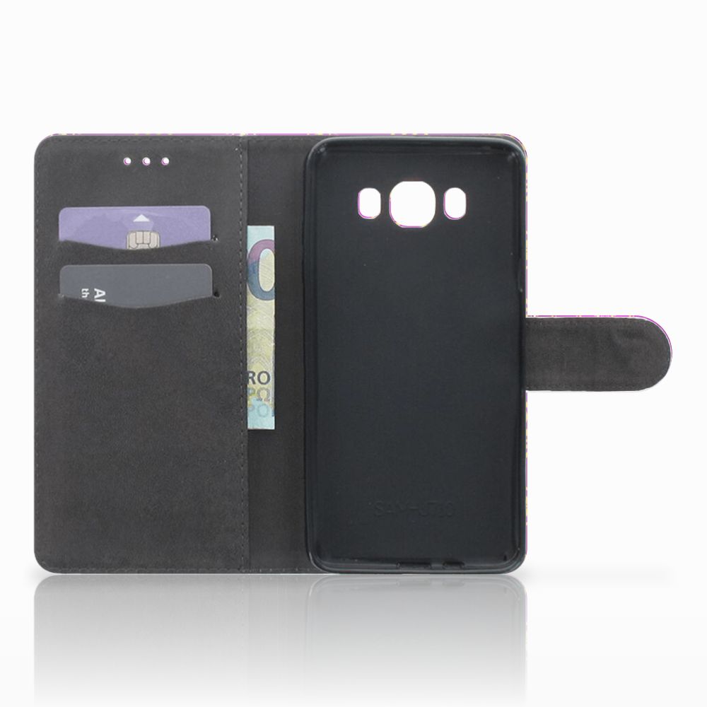 Wallet Case Samsung Galaxy J7 2016 Barok Roze