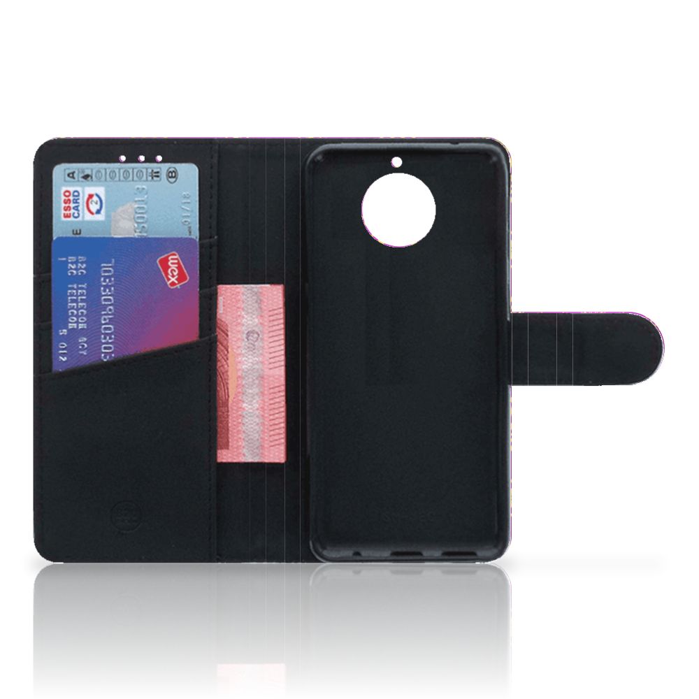 Wallet Case Motorola Moto G5S Plus Barok Roze