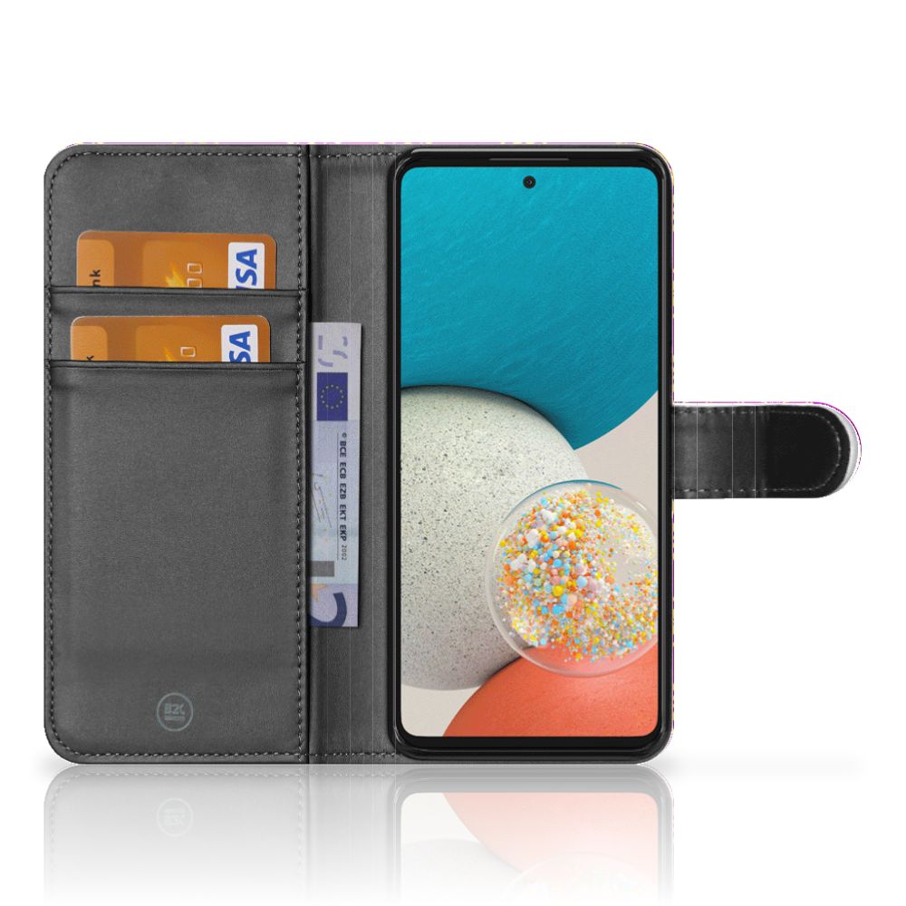 Wallet Case Samsung Galaxy A53 Barok Roze