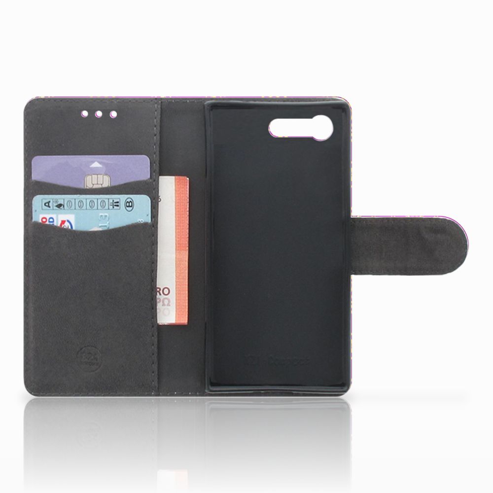 Wallet Case Sony Xperia X Compact Barok Roze