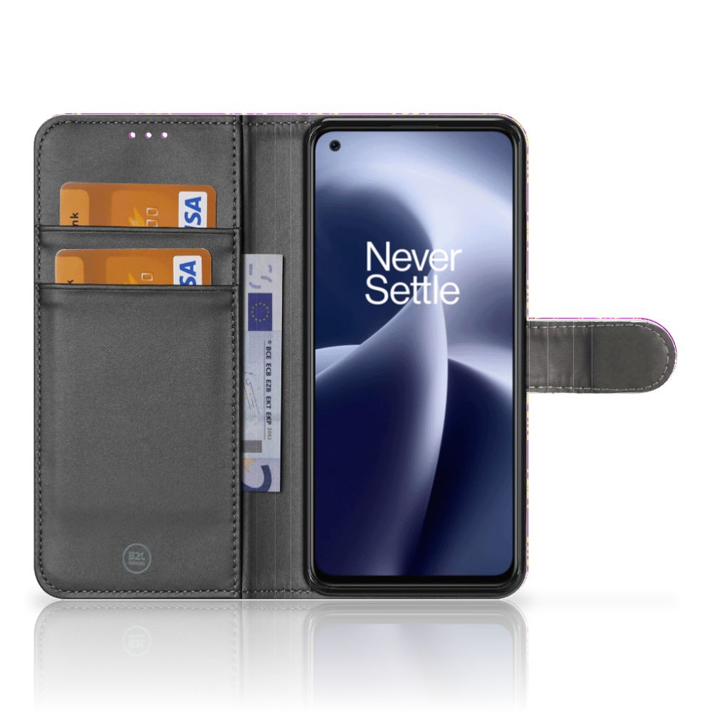 Wallet Case OnePlus Nord 2T Barok Roze