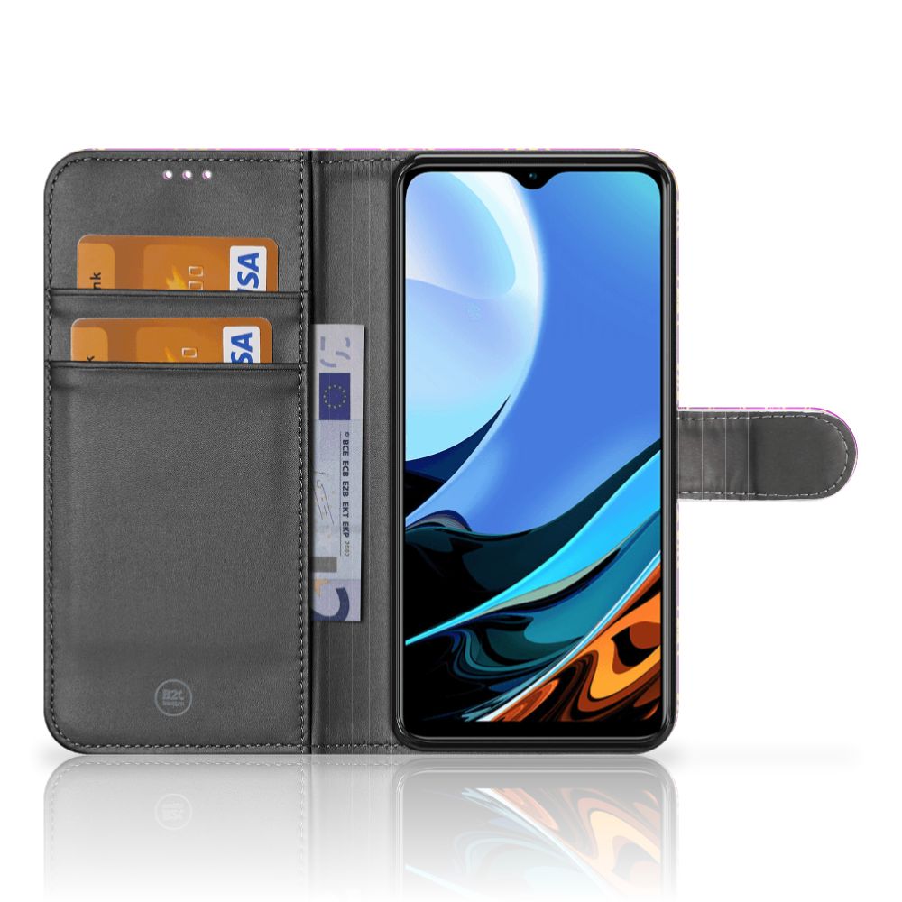 Wallet Case Xiaomi Redmi 9T | Poco M3 Barok Roze