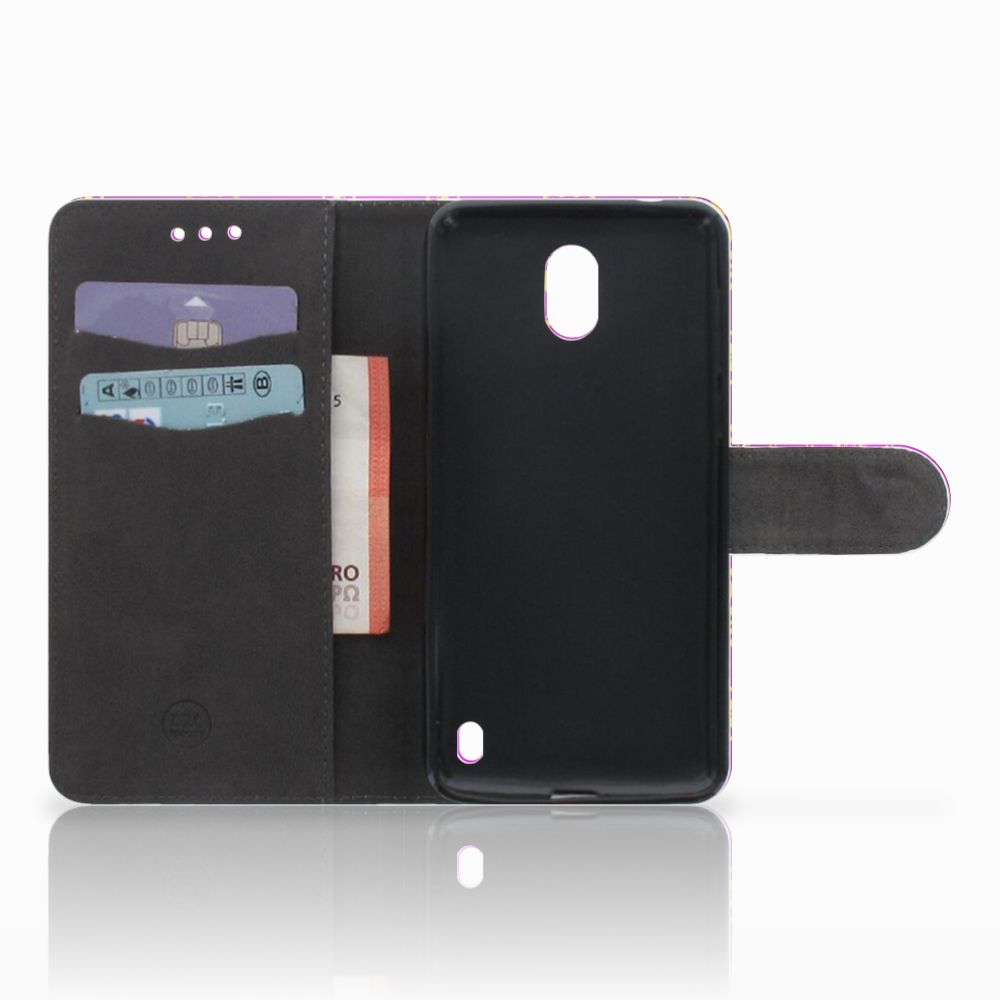 Wallet Case Nokia 2 Barok Roze