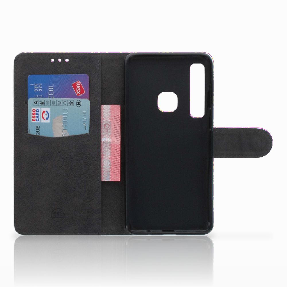 Wallet Case Samsung Galaxy A9 2018 Barok Roze