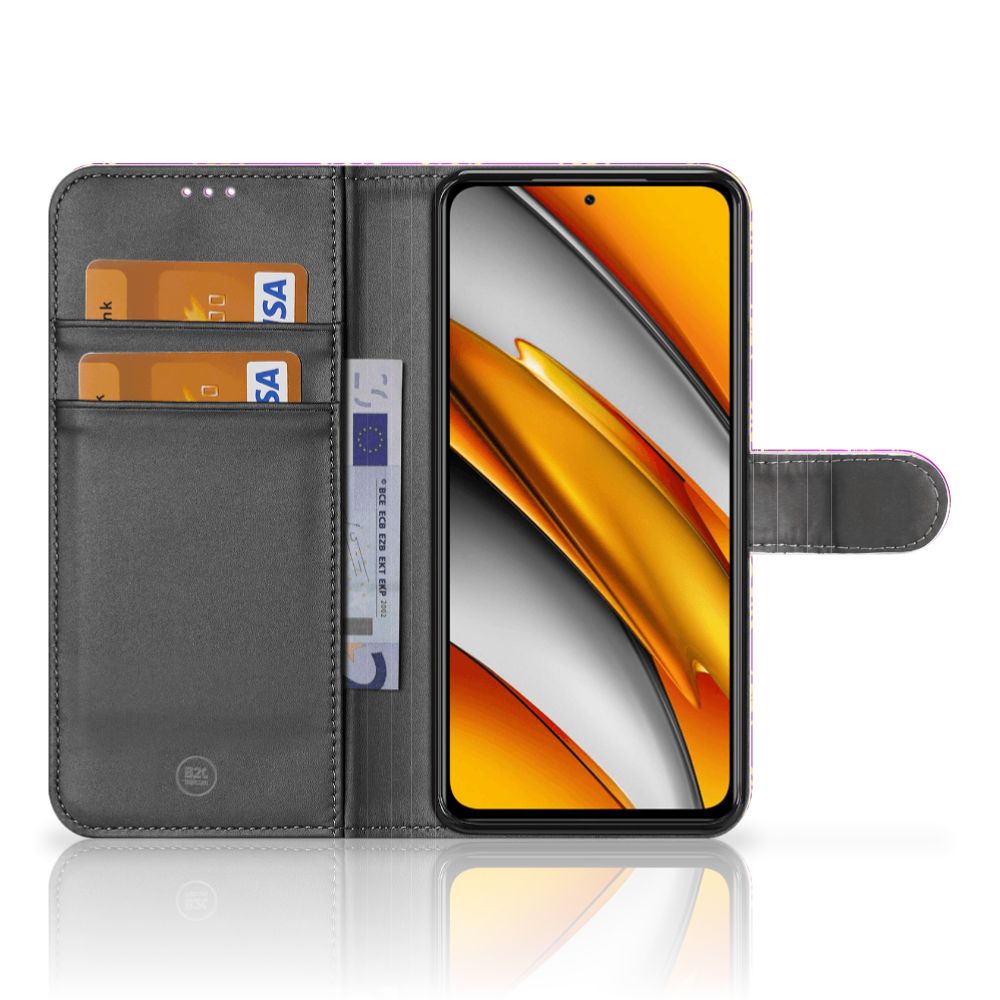 Wallet Case Poco F3 | Xiaomi Mi 11i Barok Roze