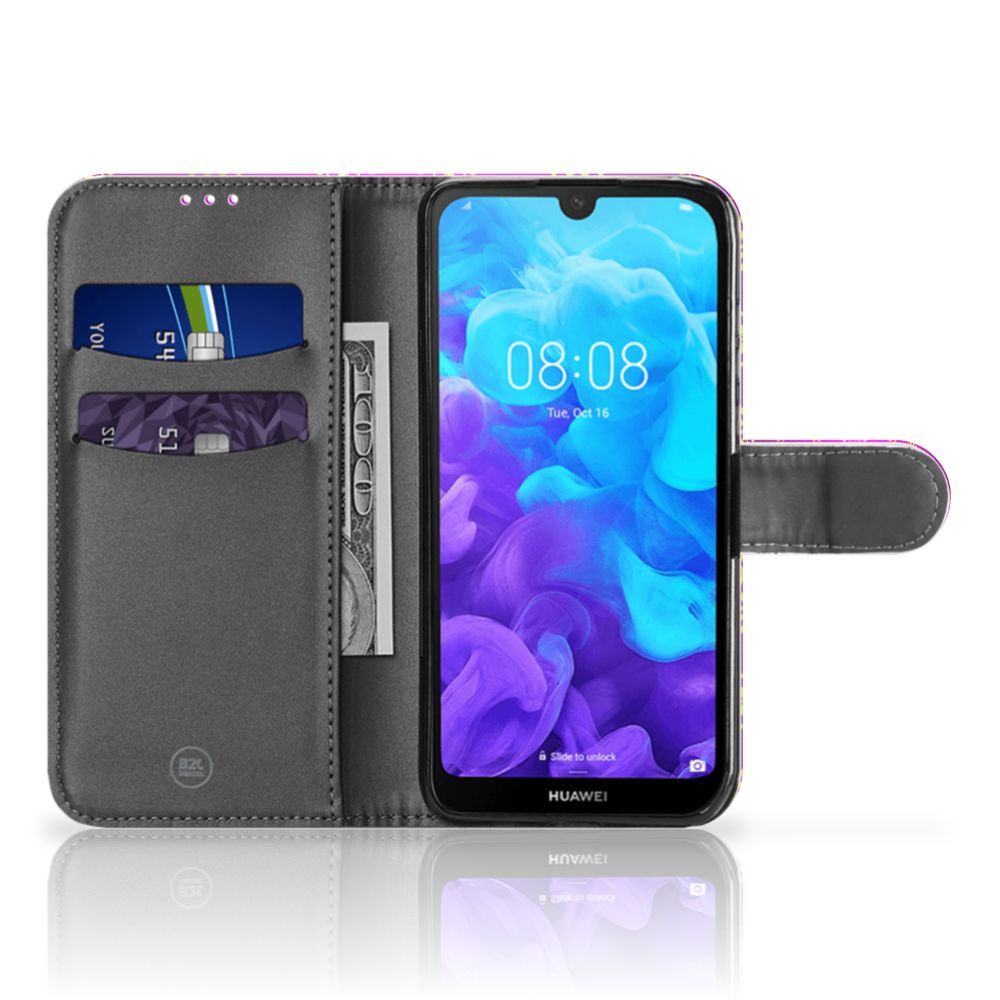 Wallet Case Huawei Y5 (2019) Barok Roze