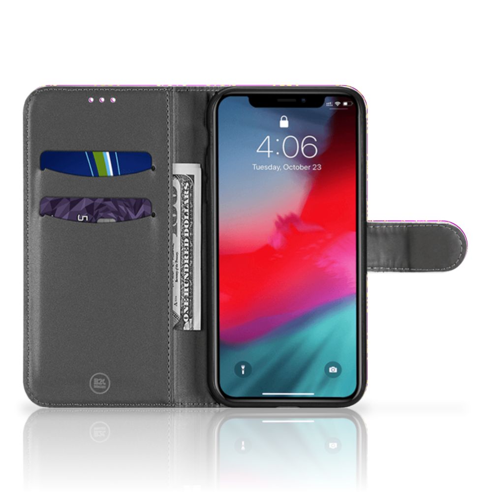 Wallet Case Apple iPhone 11 Pro Max Barok Roze