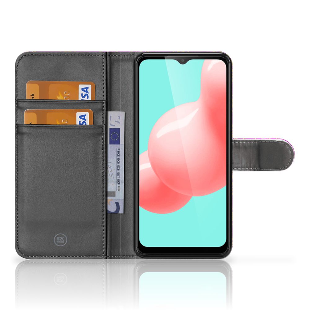 Wallet Case Samsung Galaxy A32 5G Barok Roze