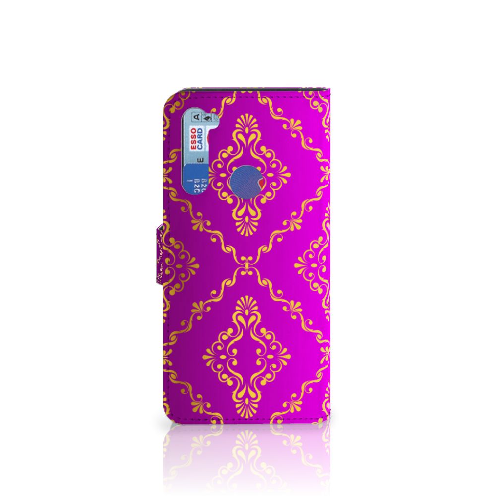 Wallet Case Xiaomi Redmi Note 8T Barok Roze