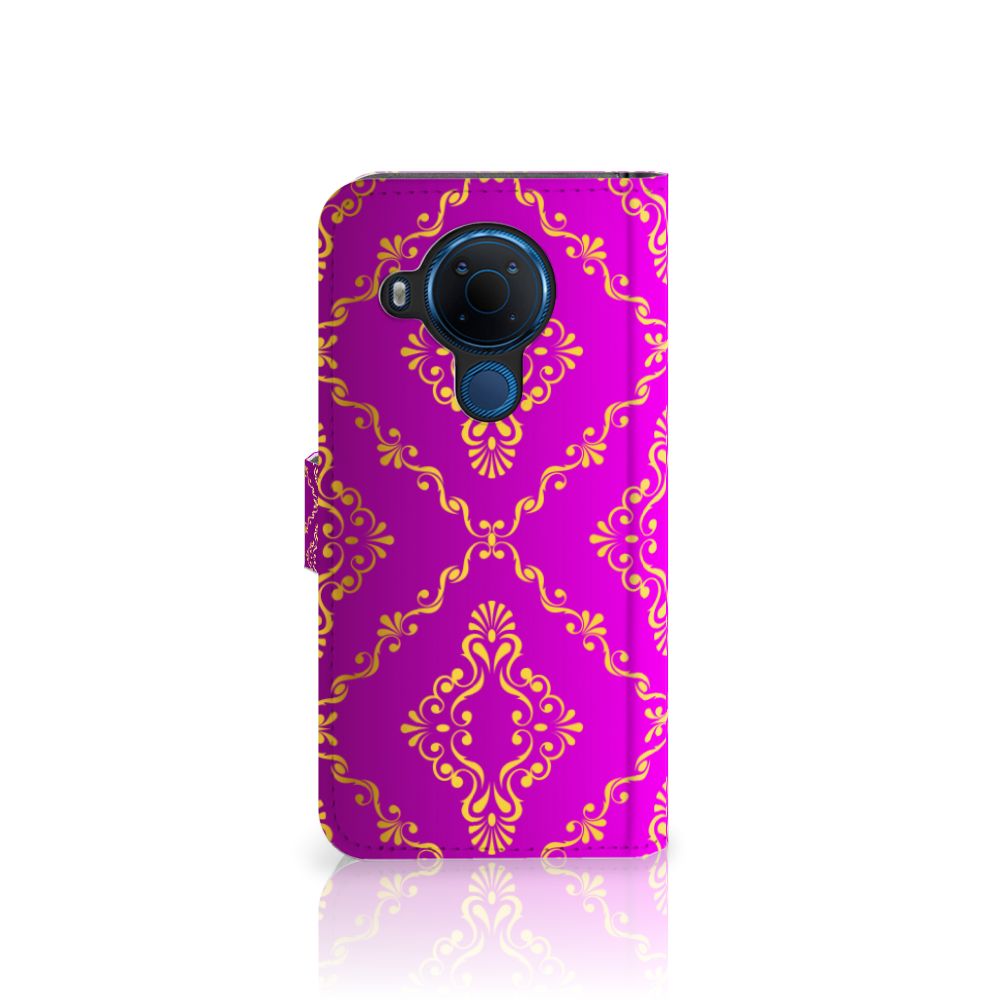 Wallet Case Nokia 5.4 Barok Roze