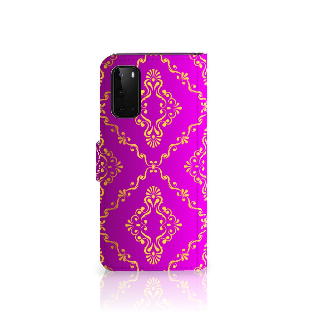 Wallet Case Samsung Galaxy S20 Barok Roze
