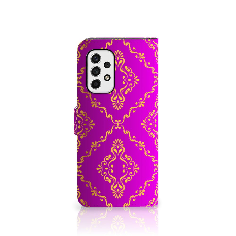 Wallet Case Samsung Galaxy A53 Barok Roze