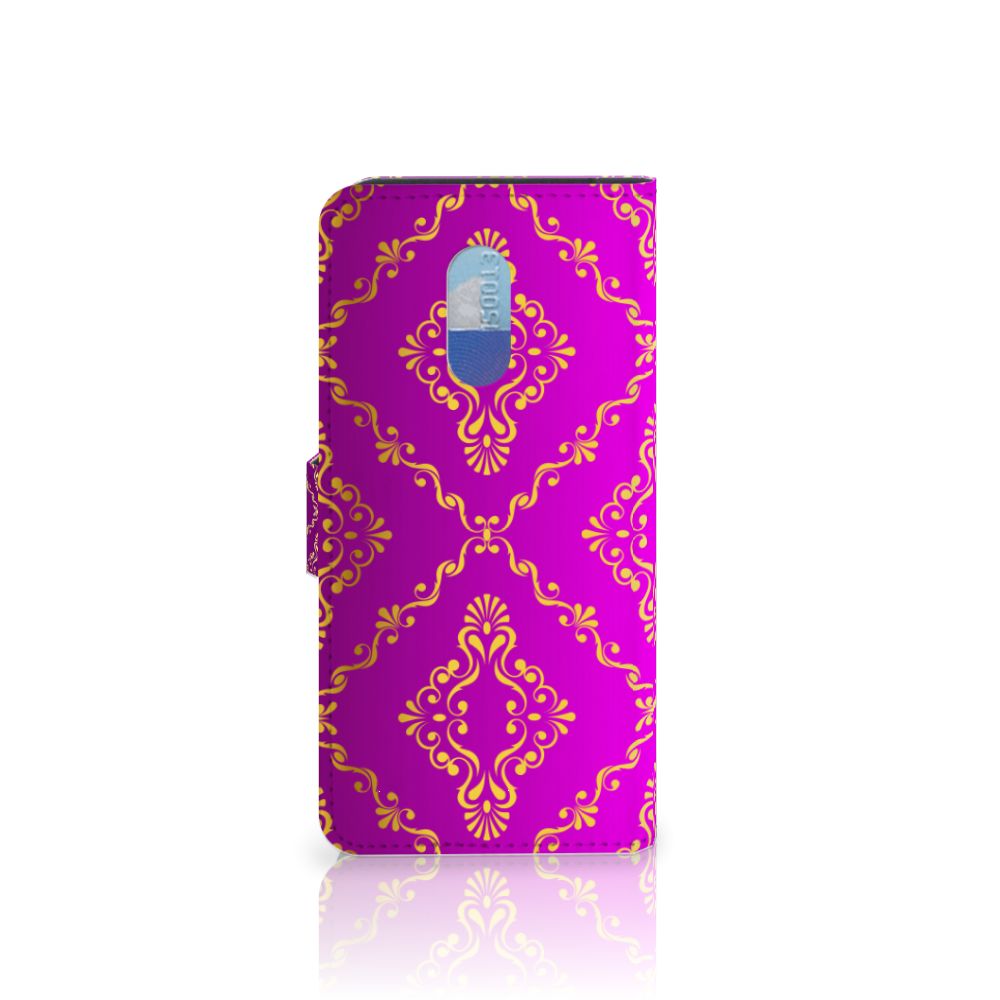 Wallet Case OnePlus 7 Barok Roze